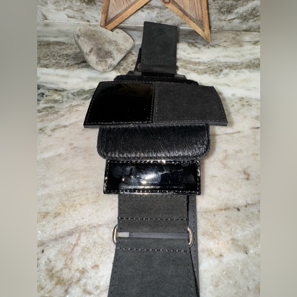 Anne Fontaine Patent & Calf Belt - Picture 6 of 16